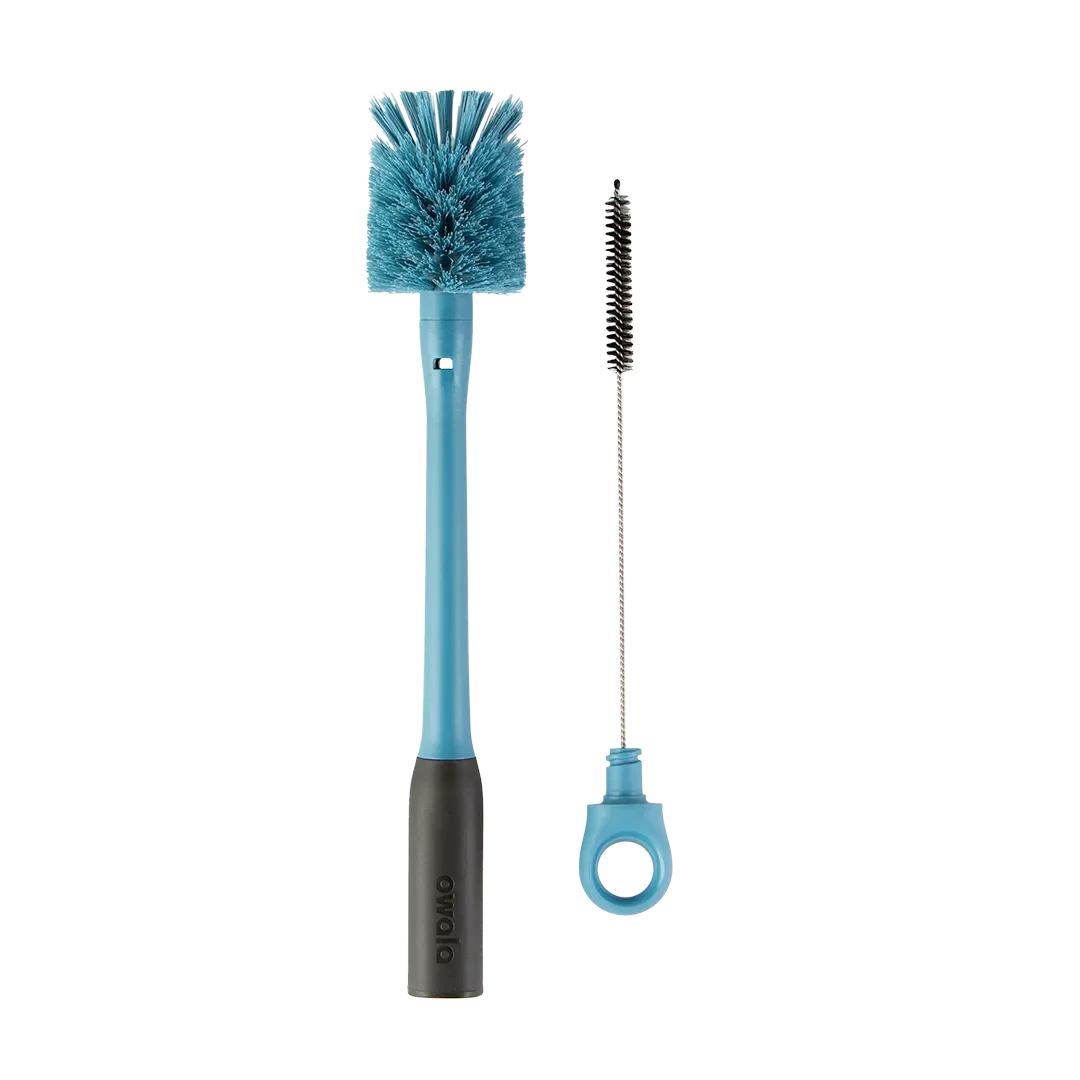 2-in-1 Bottle Brush, Bottle Brush / Blue